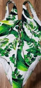 Lace Up One-Piece Swimsuit